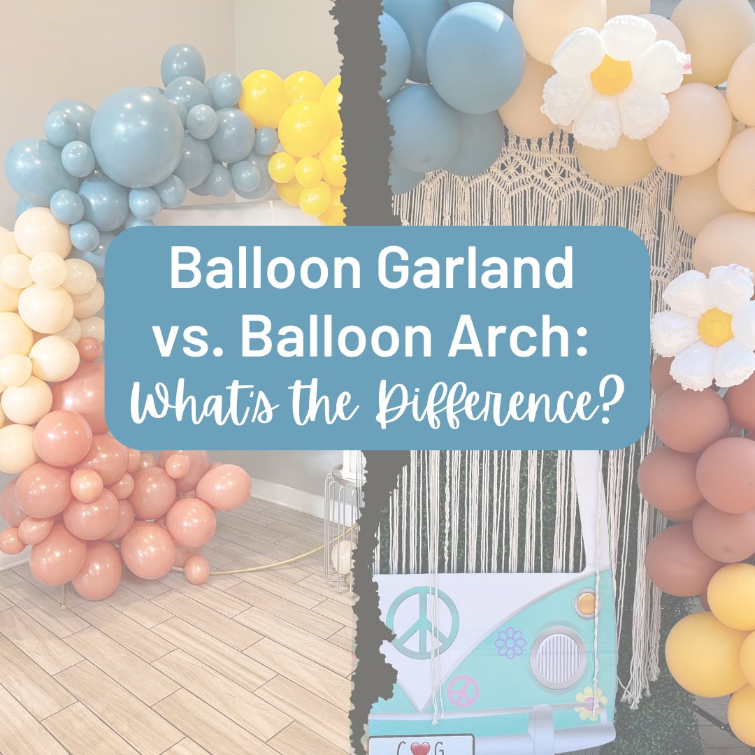 Balloon Garland vs. Balloon Arch: What's the Difference? – Ellie's