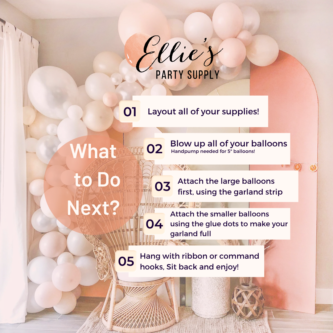 Tropical Safari Balloon Garland Kit – Sage Green, Gold & Linen