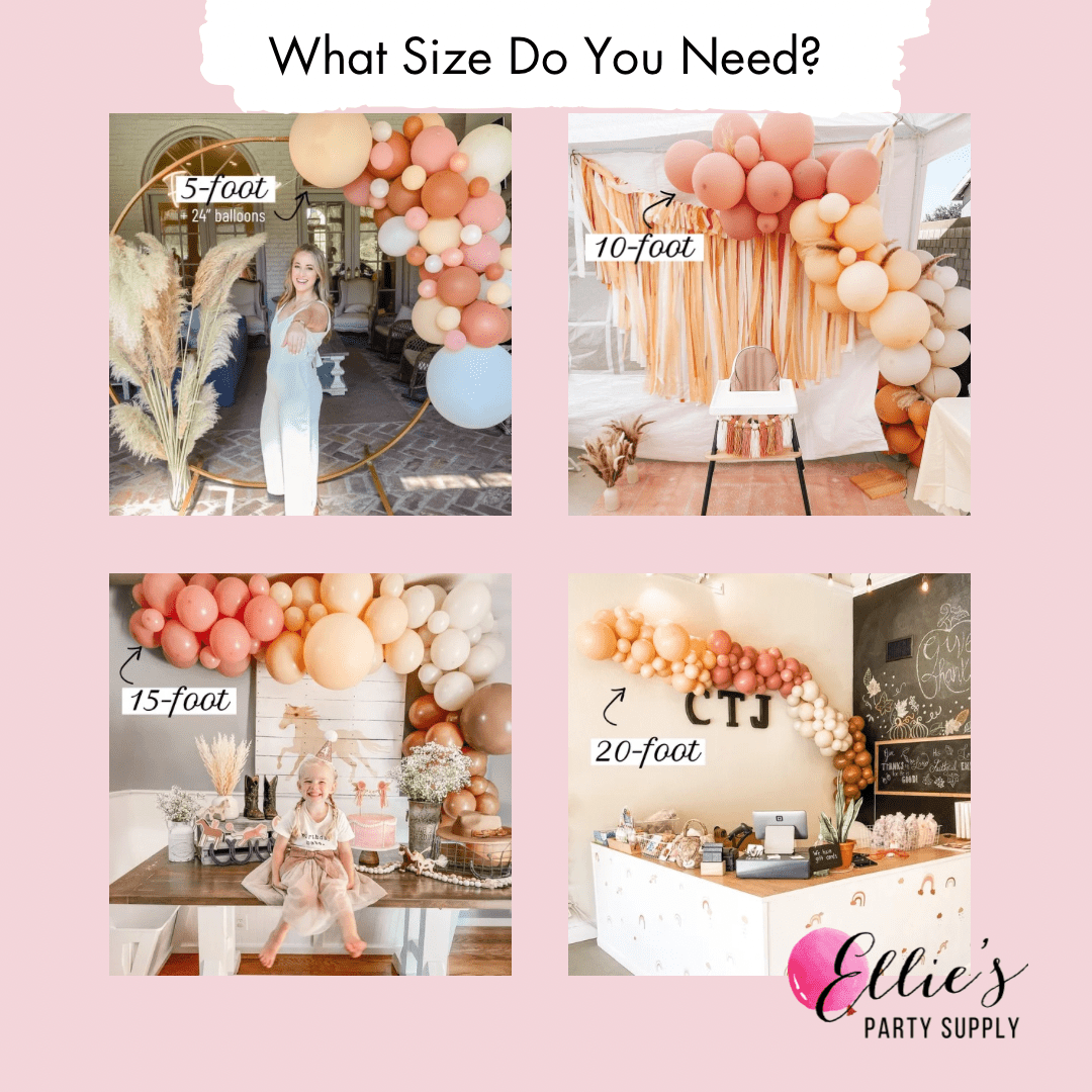 All White Balloon Arch - Ellie's Party Supply