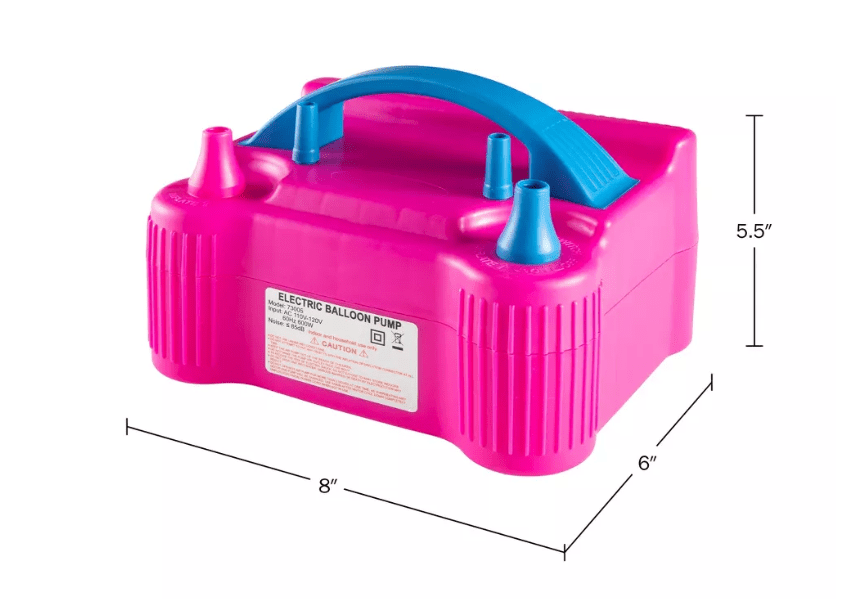 Electric Balloon Pump – Party Inflator for DIY Garland Kits - Ellie's Party Supply