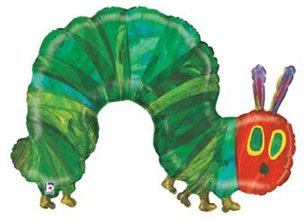 Hungry Caterpillar 36" Foil Balloon - Ellie's Party Supply