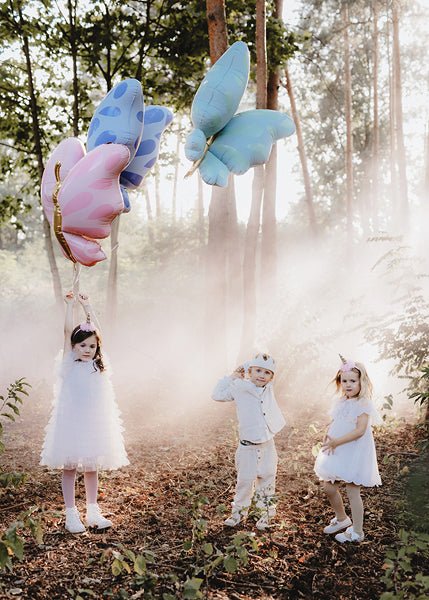 Butterfly Birthday Banner Garland – 3-Pack Spring Theme Party Decor