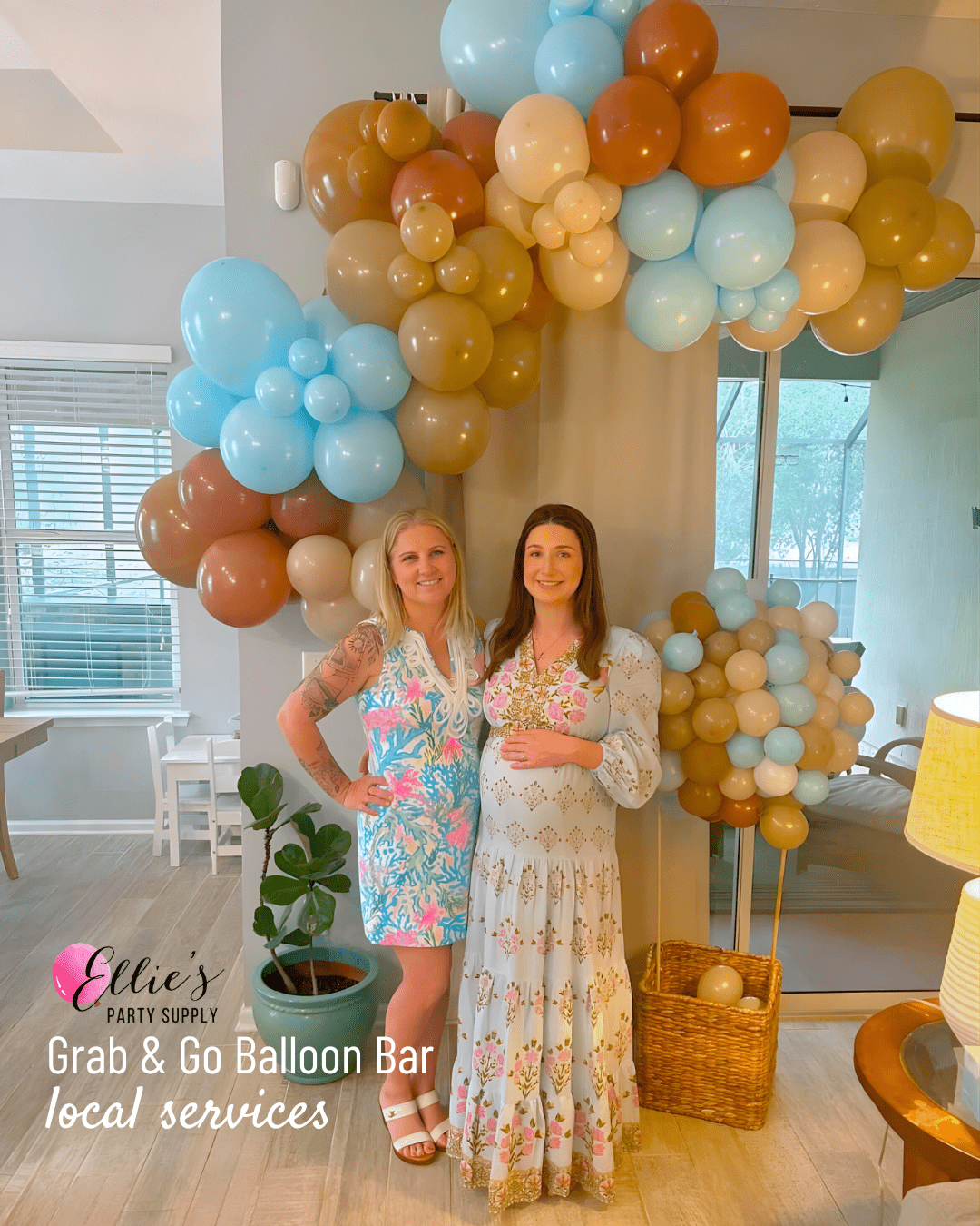 Organic Garland NO Add Ons | Ellie's Grab And Go - Ellie's Party Supply