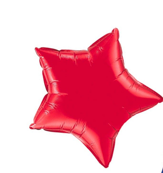 Patriotic Star Balloon – 19" Red, White & Blue - Ellie's Party Supply