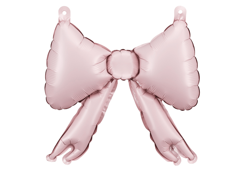 Powder Pink Foil Bow Balloons – 5 Pack | Ellie’s Party Supply - Ellie's Party Supply