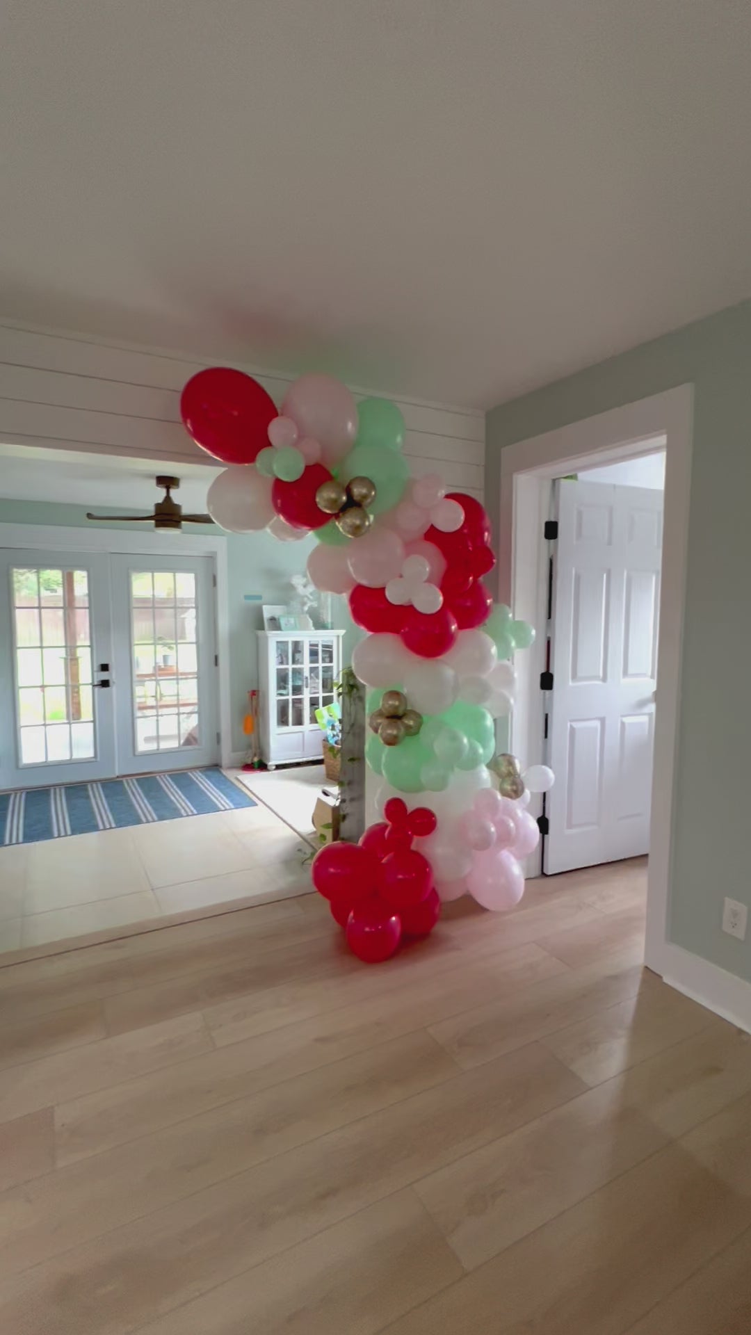 Load video: Bright Pastel Balloon Arch Kit – 8ft