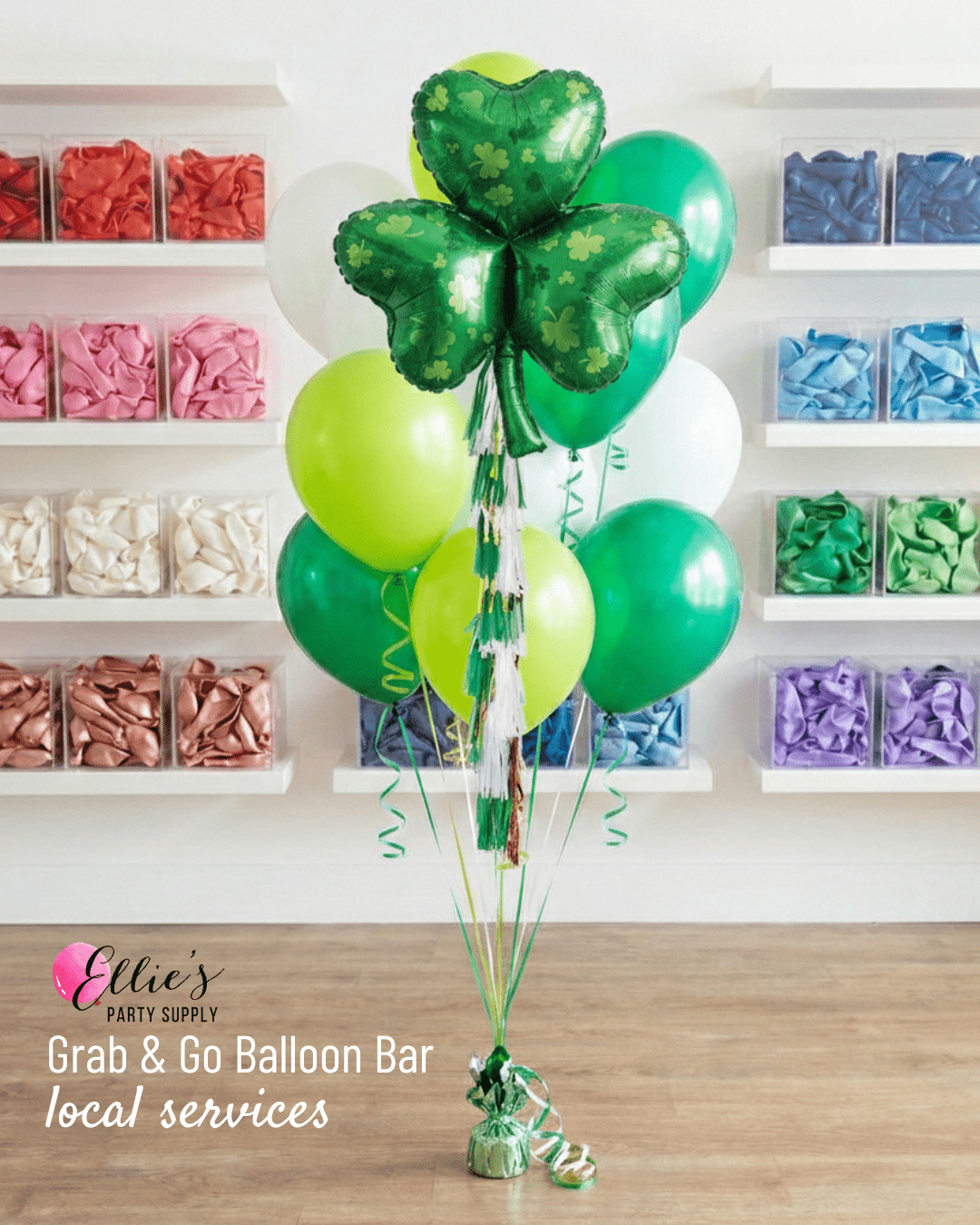 Shamrock Balloon - Ellie's Party Supply