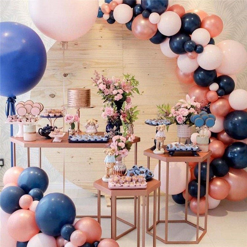 Black, Navy, Mocha Brown, Burgundy 36" Dark Extra Large Giant Balloons - Ellie's Party Supply