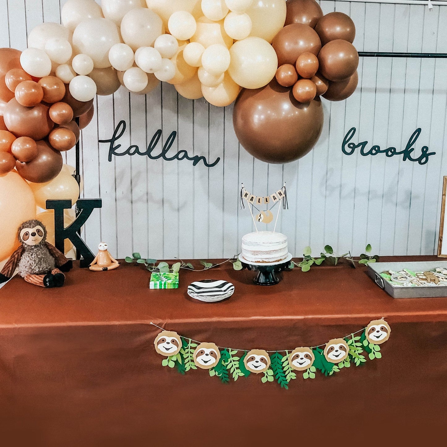 Boho Rainbow Balloon Arch - Nude Tones Balloon Garland Kit - Ellie's Party Supply