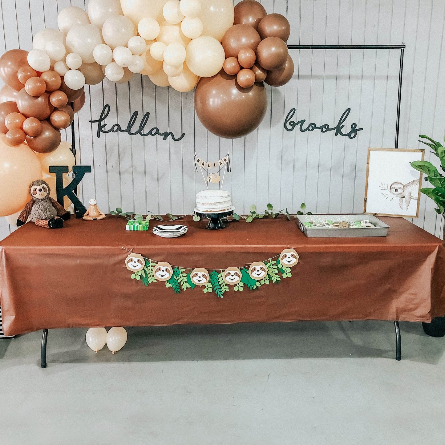 Boho Rainbow Balloon Arch - Nude Tones Balloon Garland Kit - Ellie's Party Supply