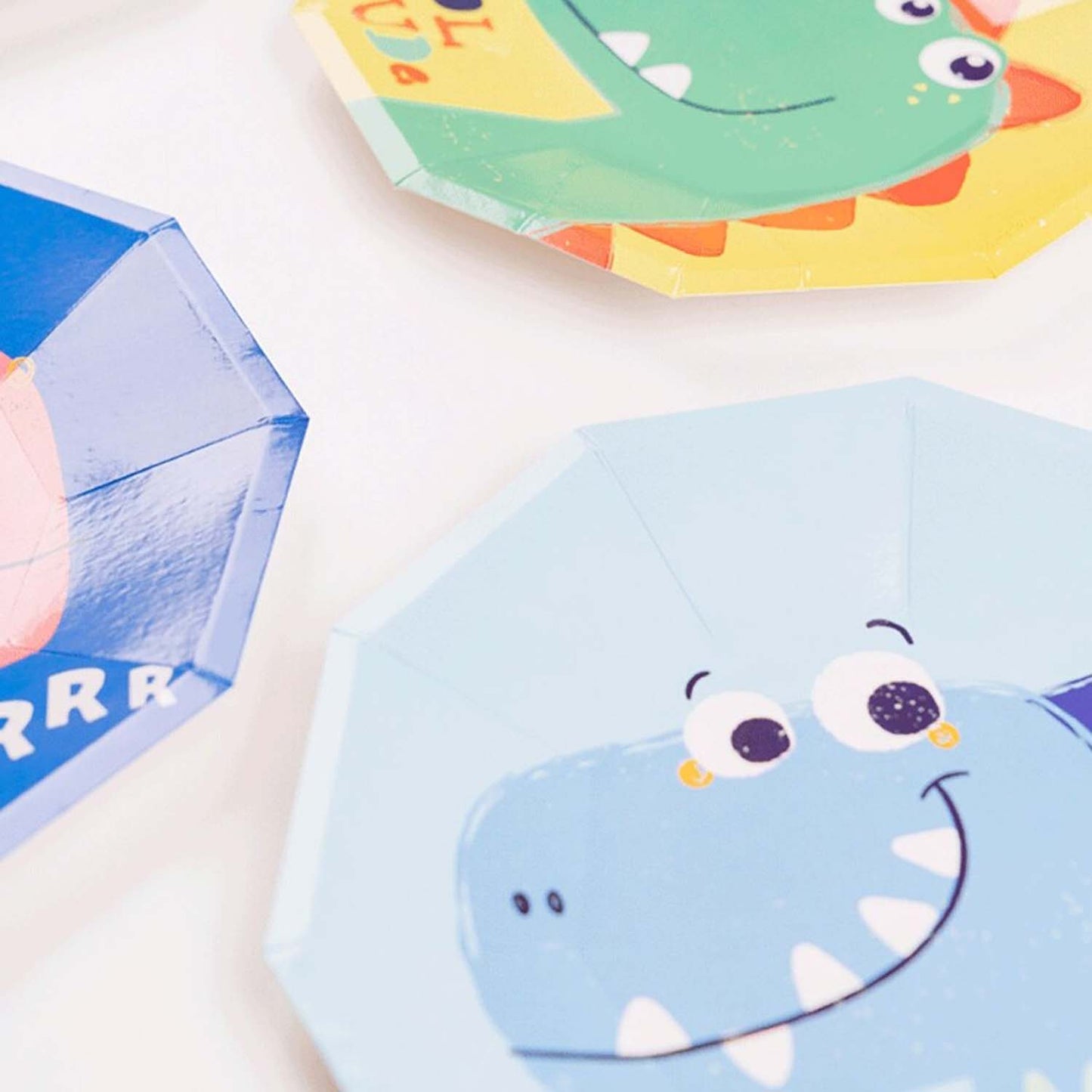Dinosaur Party Paper Plates (Set of 8) - Ellie's Party Supply