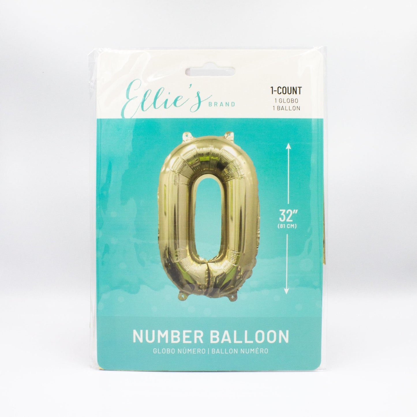 Giant Gold Mylar Foil Number Balloons (32 Inches) - Ellie's Party Supply