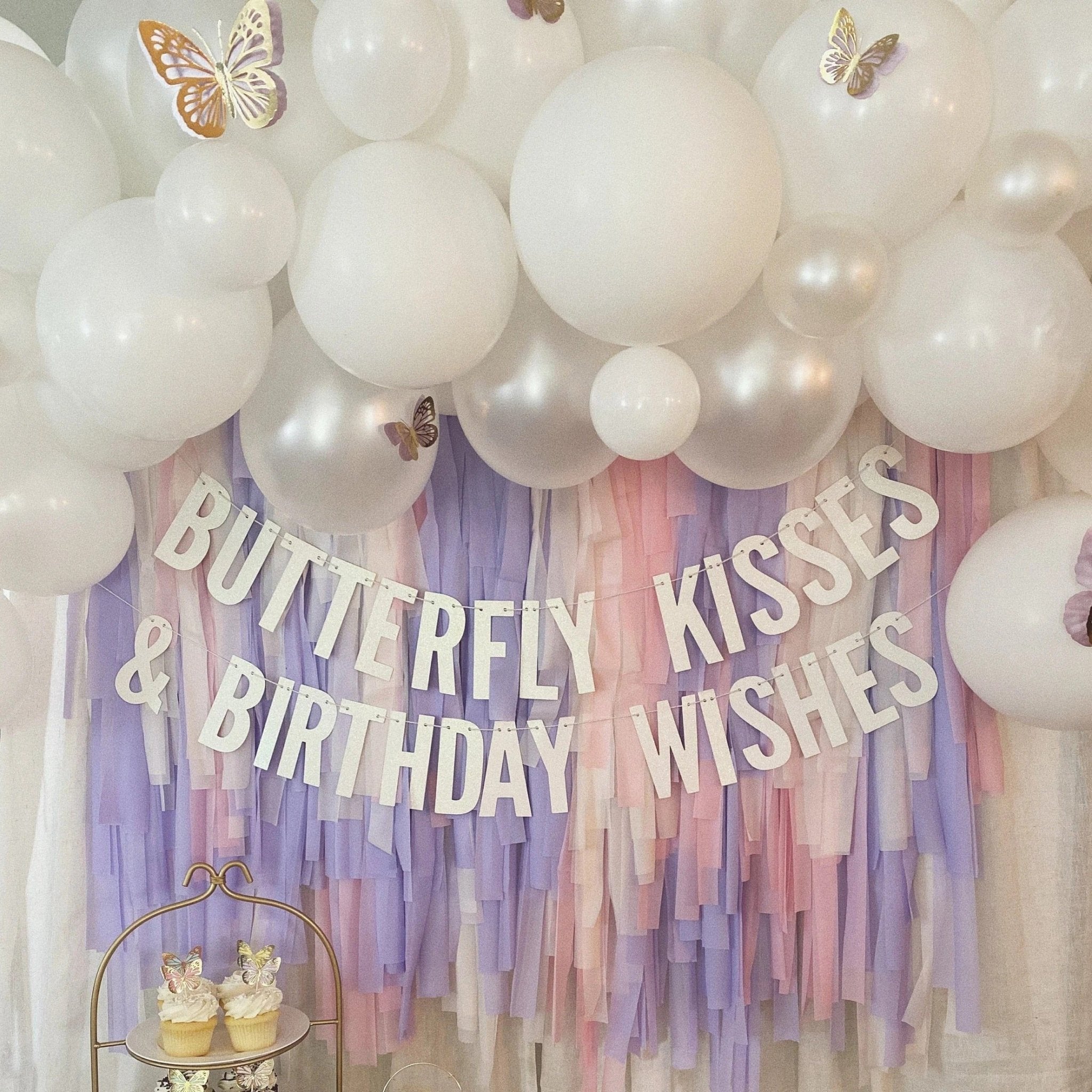 Metallic Gold, Silver, Or Rose Gold 3D Butterfly Decor (Set of 12) - Ellie's Party Supply