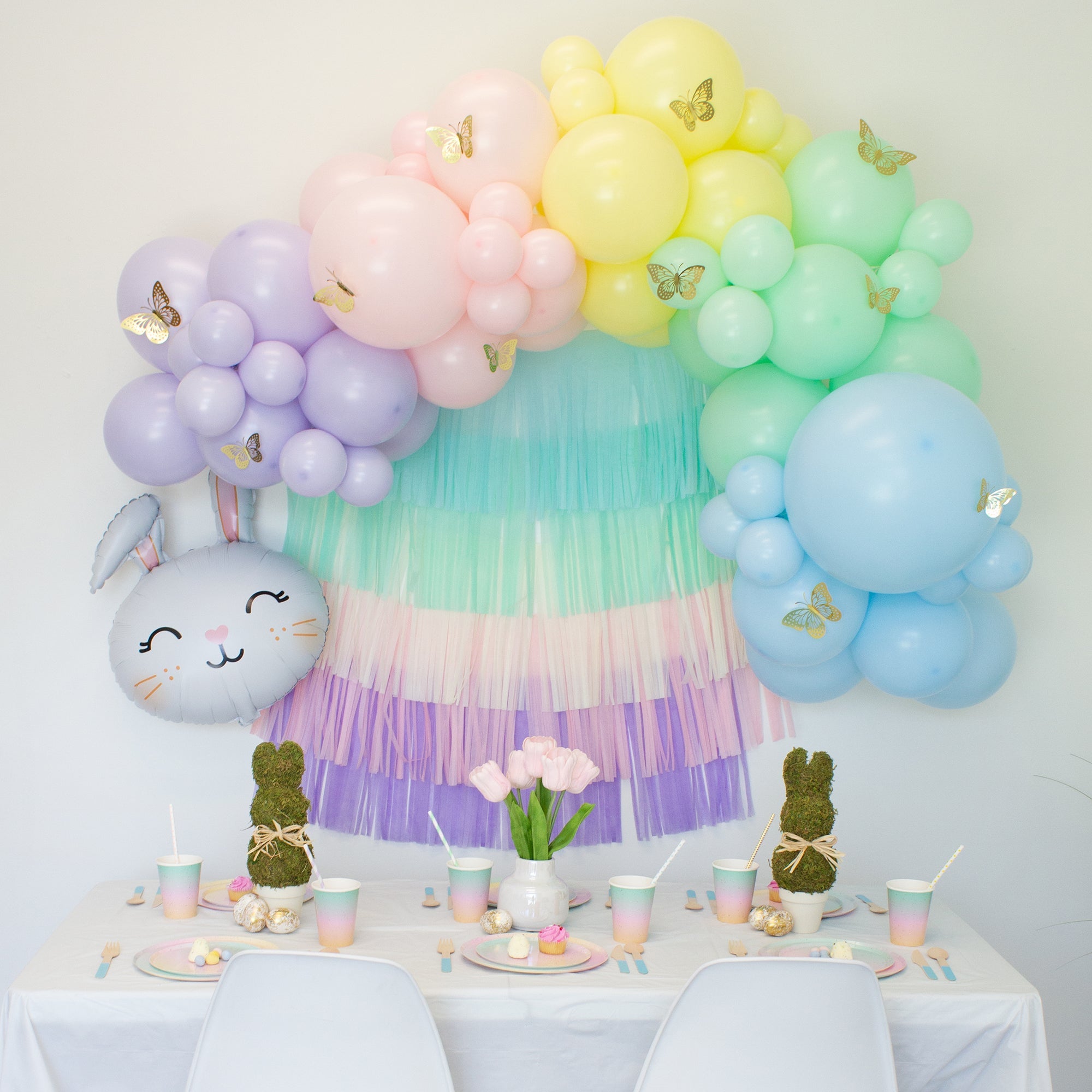 Metallic Gold, Silver, Or Rose Gold 3D Butterfly Decor (Set of 12) - Ellie's Party Supply