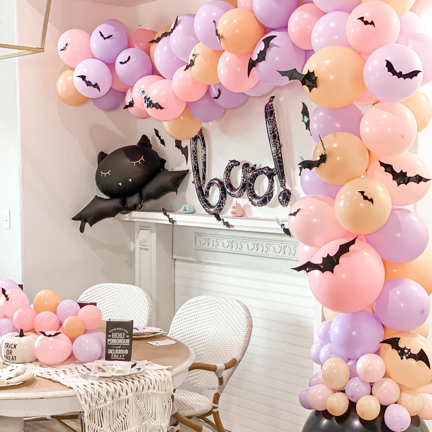 Pastel Halloween Balloon Garland Kit - Ellie's Party Supply