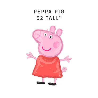 Peppa Pig Mylar Foil Kids Birthday Party Balloon (32 Inches) - Ellie's Party Supply