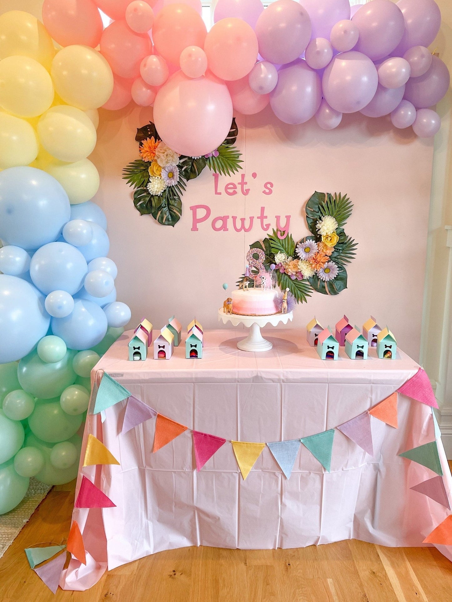 Pink Balloon Garland Kit (5 Feet) - Ellie's Party Supply