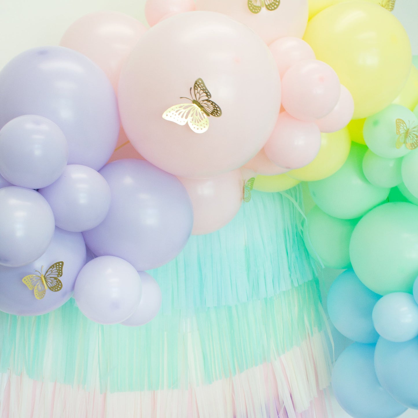 Rainbow Balloon Arch - Pastel Balloon Garland Kit - Ellie's Party Supply