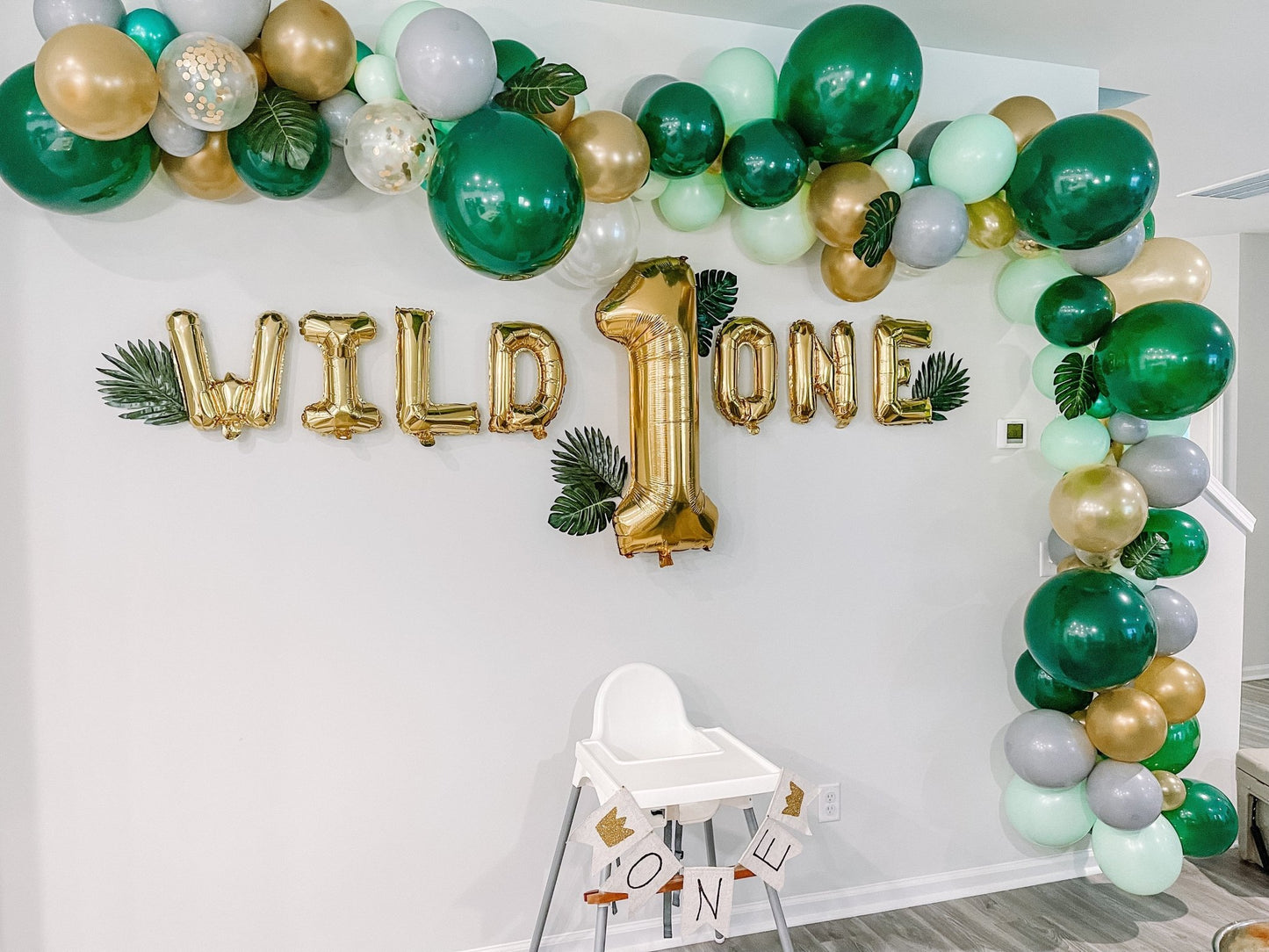 Wild One Balloon Arch - Safari Balloon Garland Kit - Ellie's Party Supply