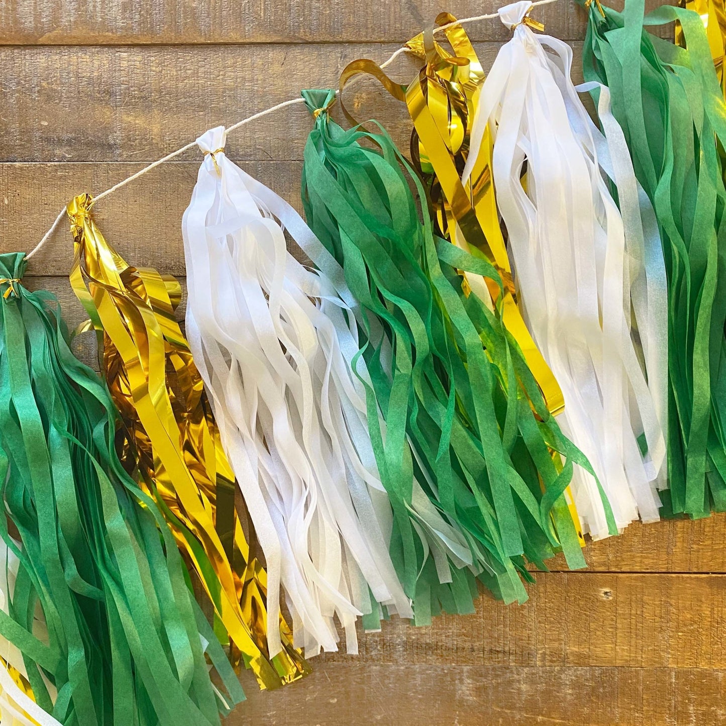 Wild One Safari Paper Tassel Tail - Tassel DIY Garland Kit - Ellie's Party Supply