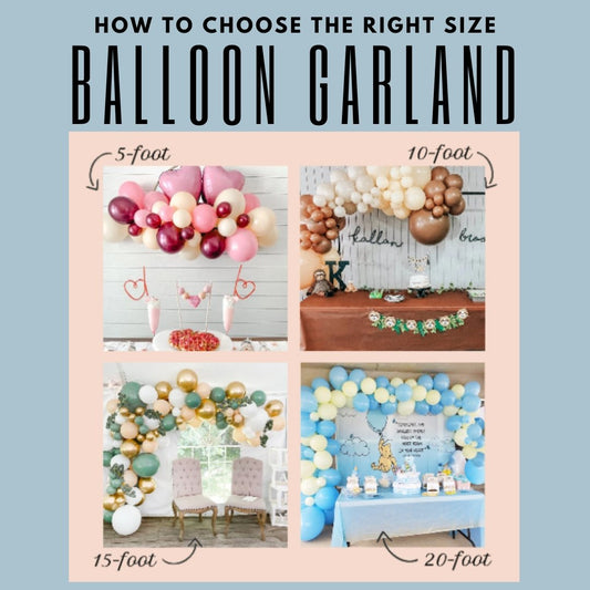 How to Choose the Right Size Balloon Garland for Your Space - Ellie's Party Supply