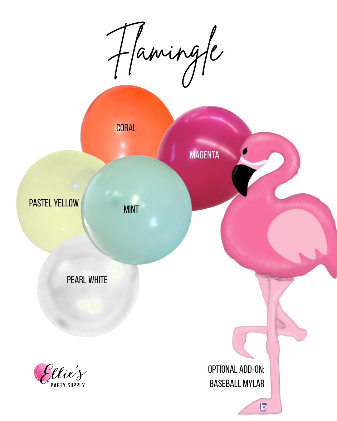 Flamingle Balloon Garland Kit