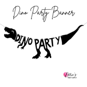 Dinosaur Party Banner  Dino Party (7.9 x 35.4 in)