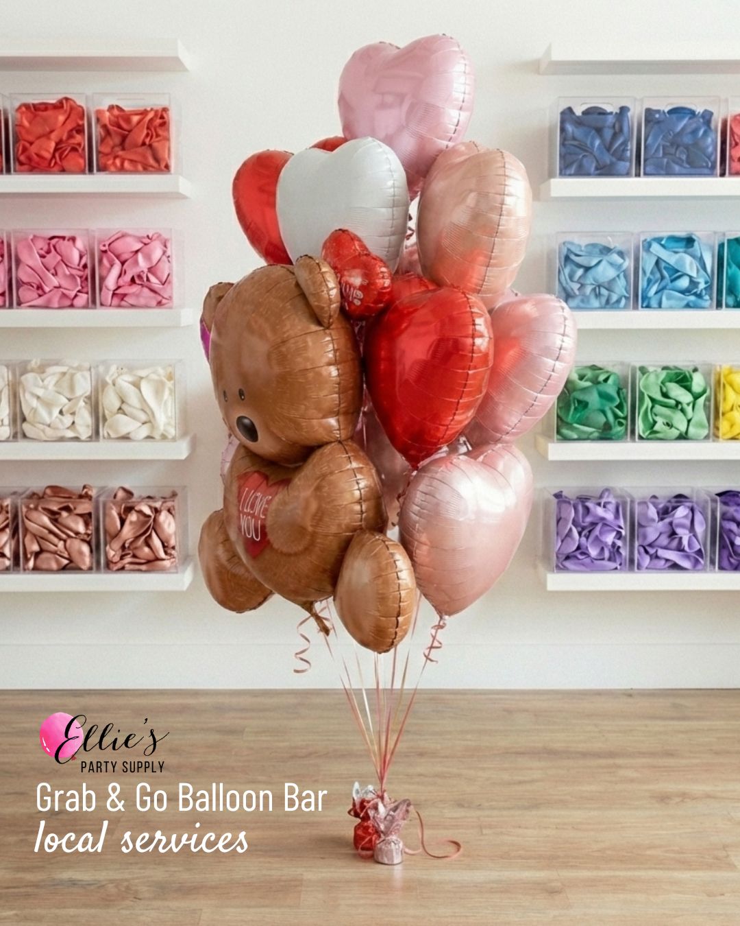Teddy Bear Balloon - Ellie's Party Supply