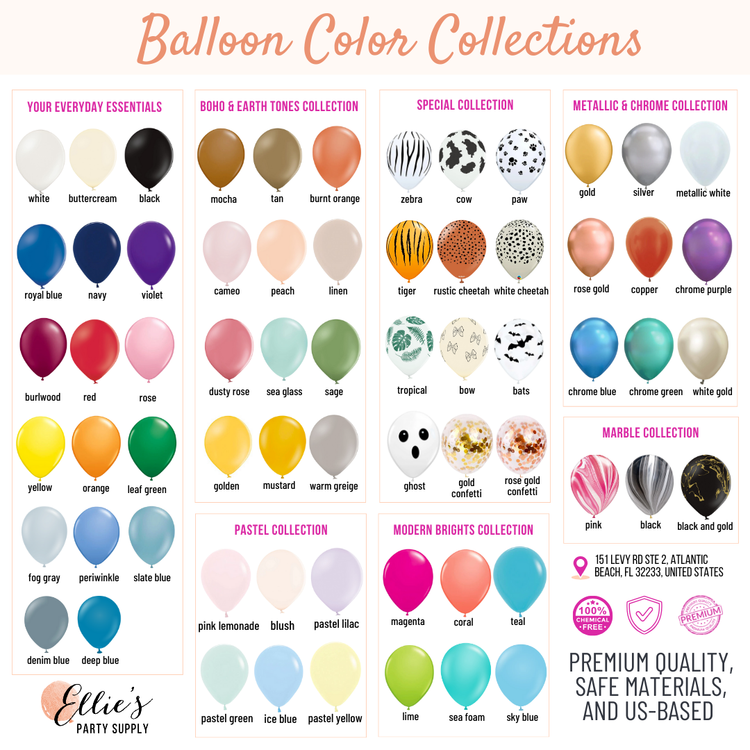 Soft Pastel Rainbow Balloon Garland Kit - Ellie's Party Supply