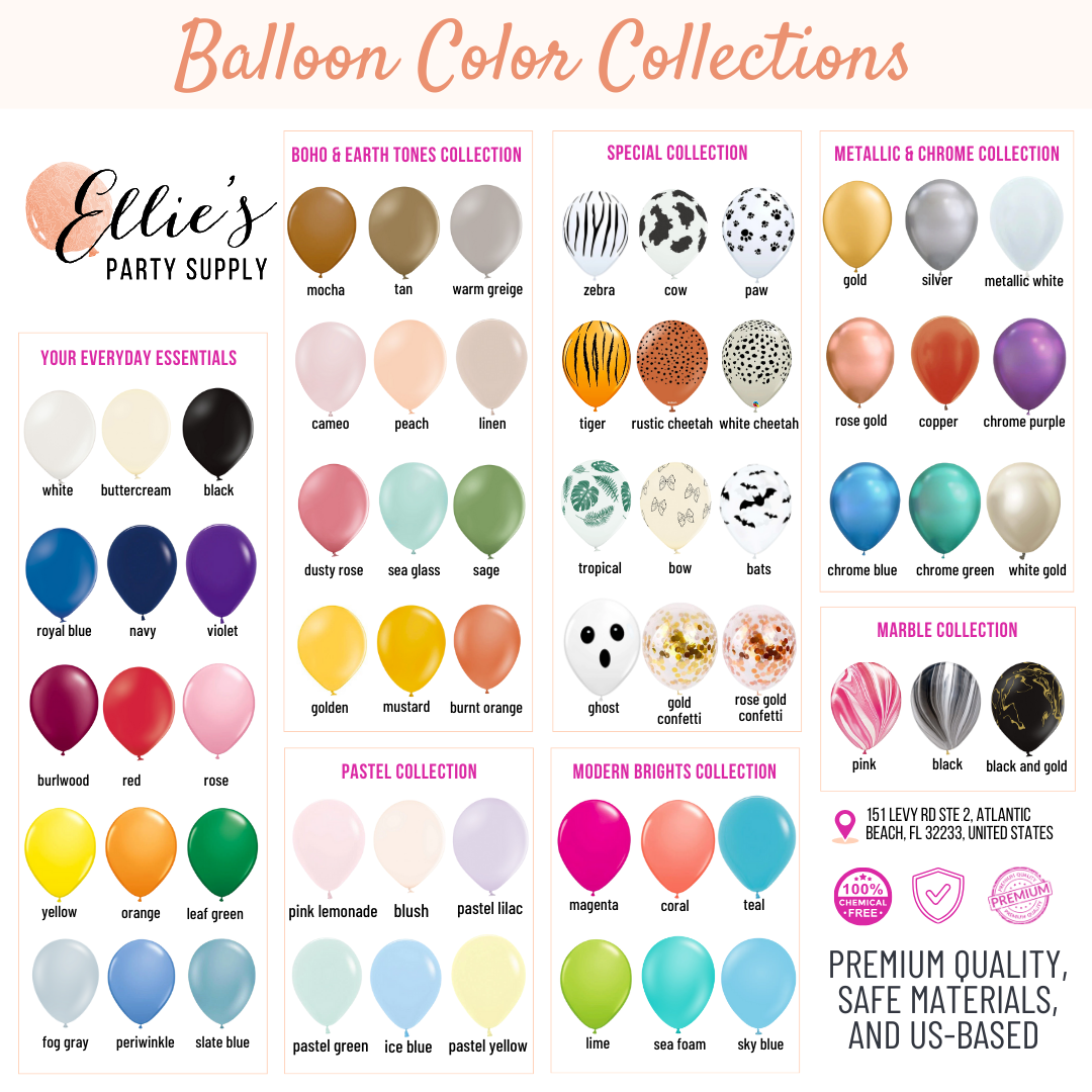 20ft Holiday Party Box | Balloon Garland Kit + Tableware + Decorations