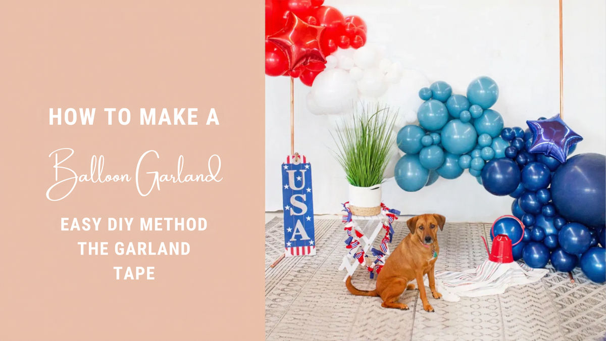 Load video: How to make a balloon garland in minutes