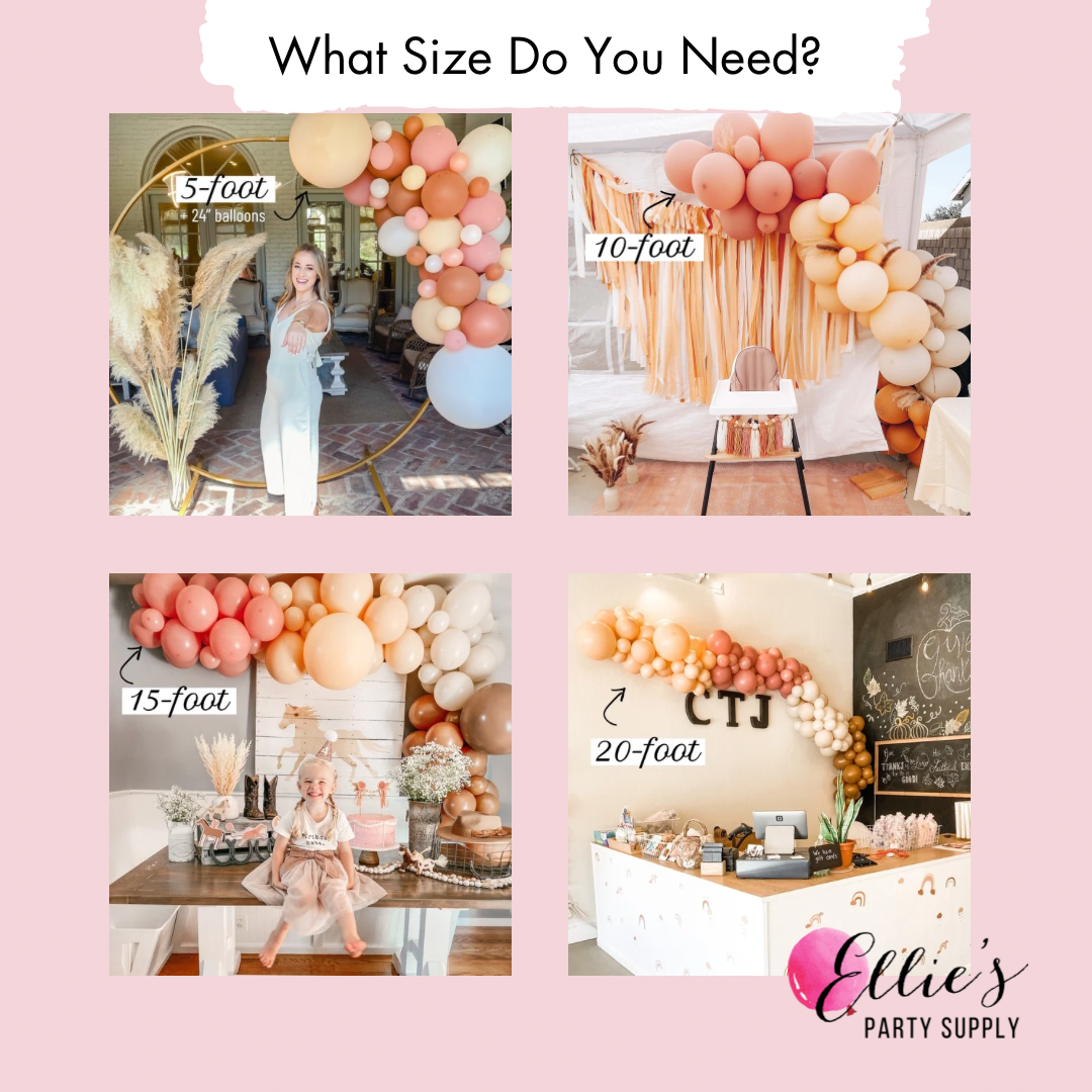 Neutral Gold Balloon Arch Kit - Ellie's Party Supply
