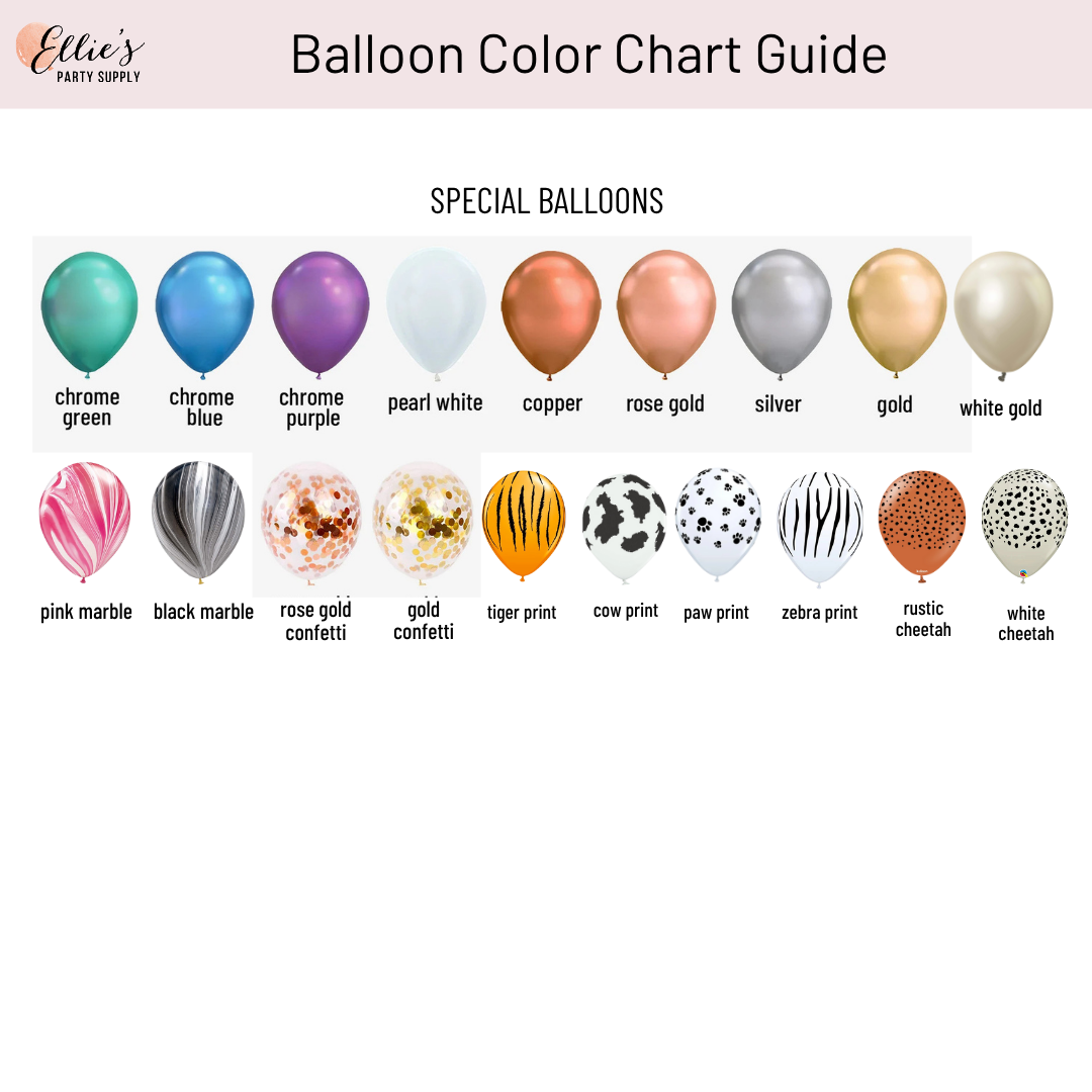 Icy Periwinkle Balloon Cluster Garland