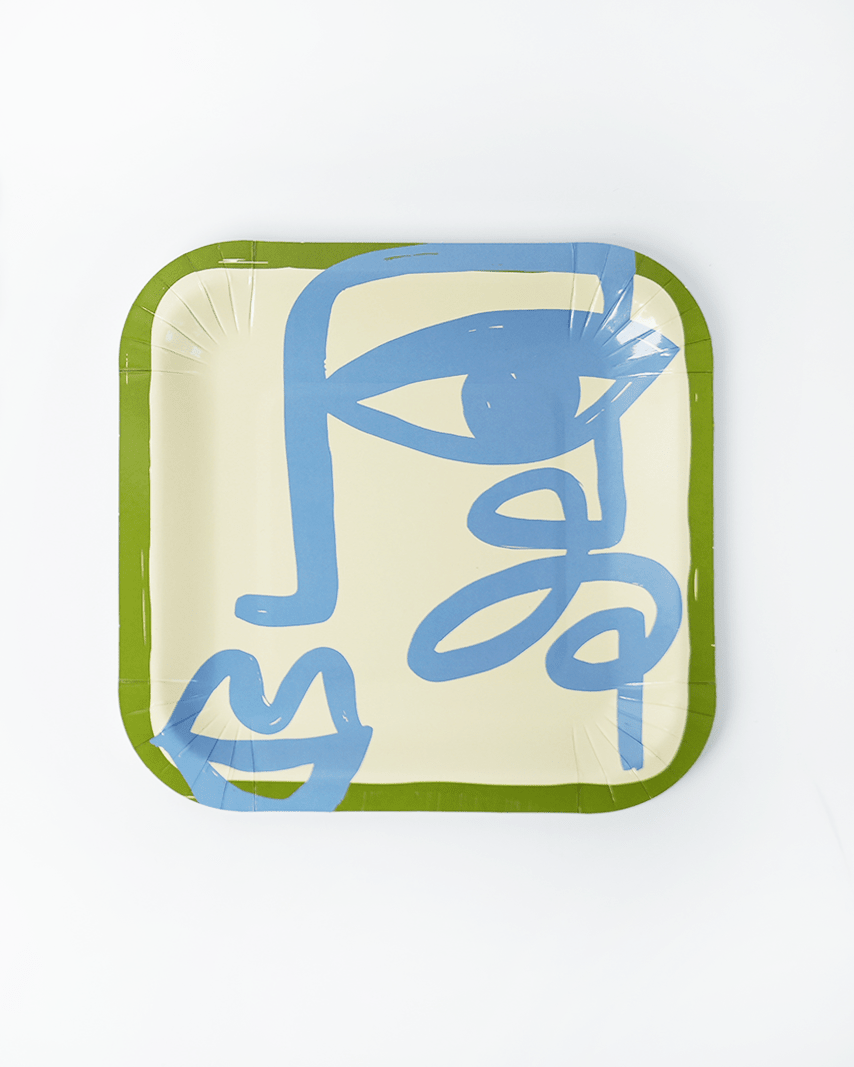 Art Party Dessert Plates (x 12) - Ellie's Party Supply