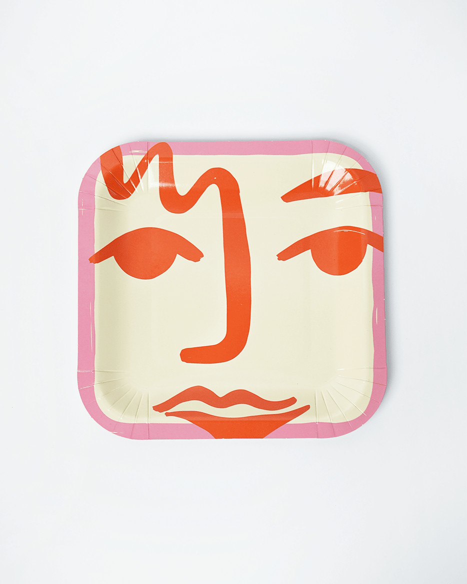 Art Party Dessert Plates (x 12) - Ellie's Party Supply