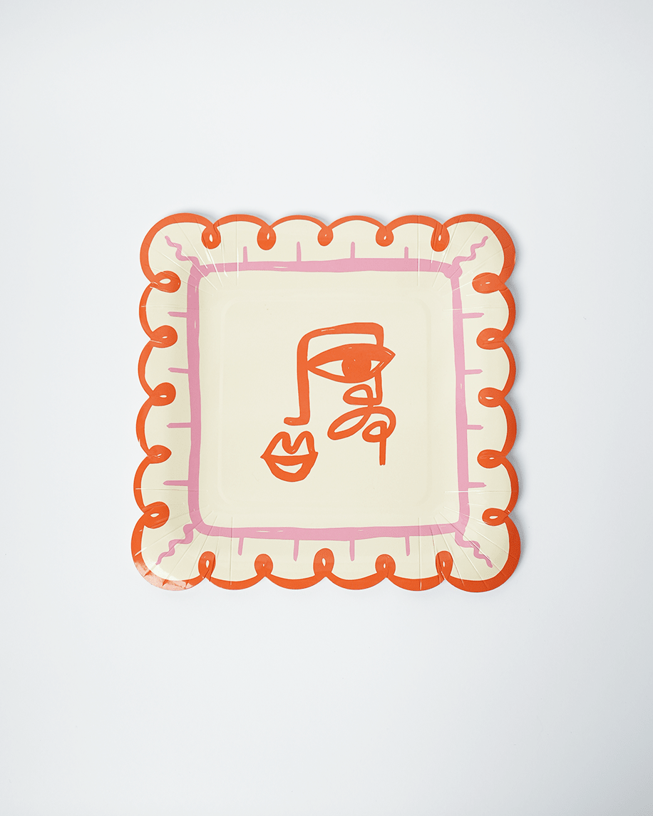 Art Party Dinner Plates (x 12) - Ellie's Party Supply