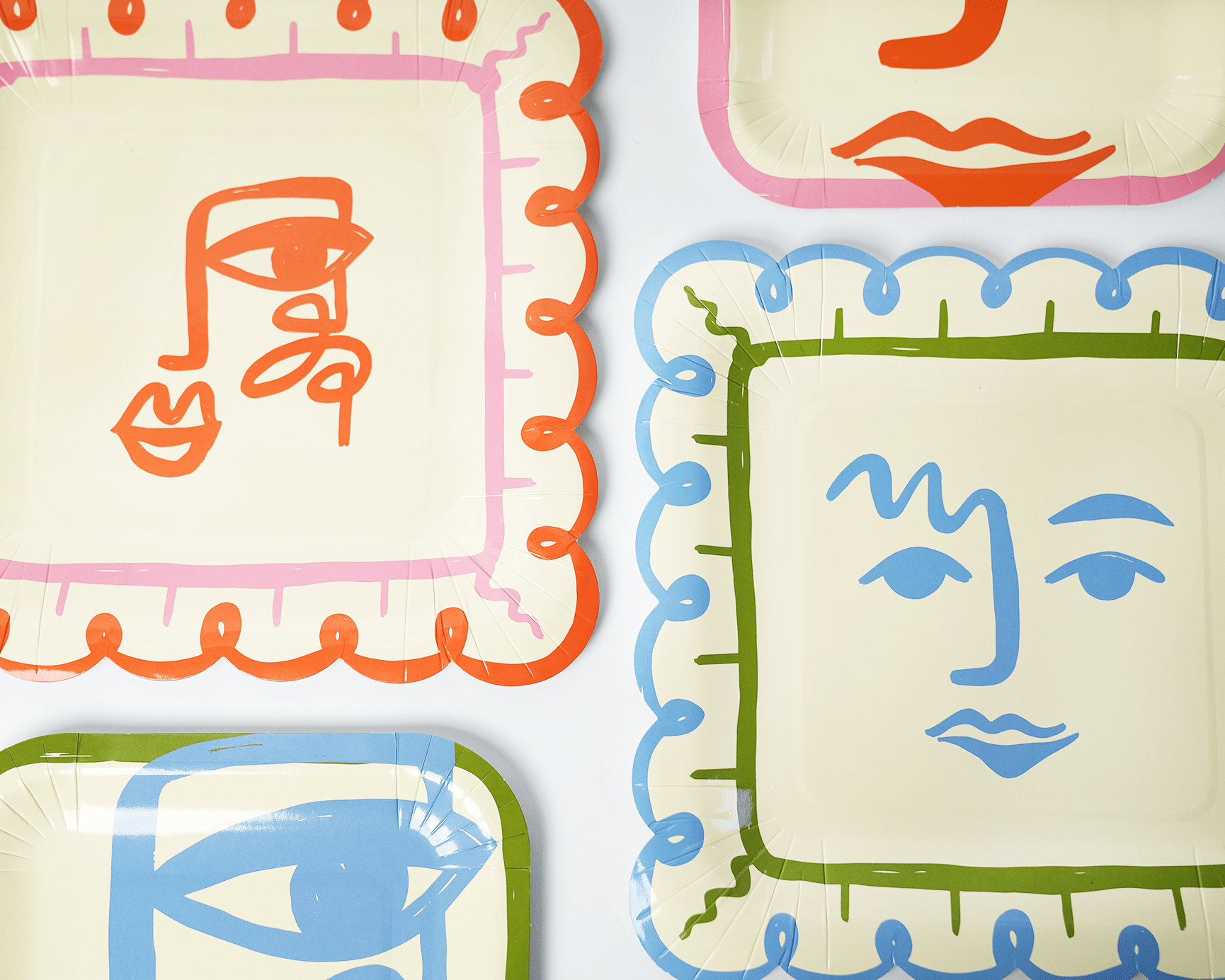 Art Party Dinner Plates (x 12) - Ellie's Party Supply