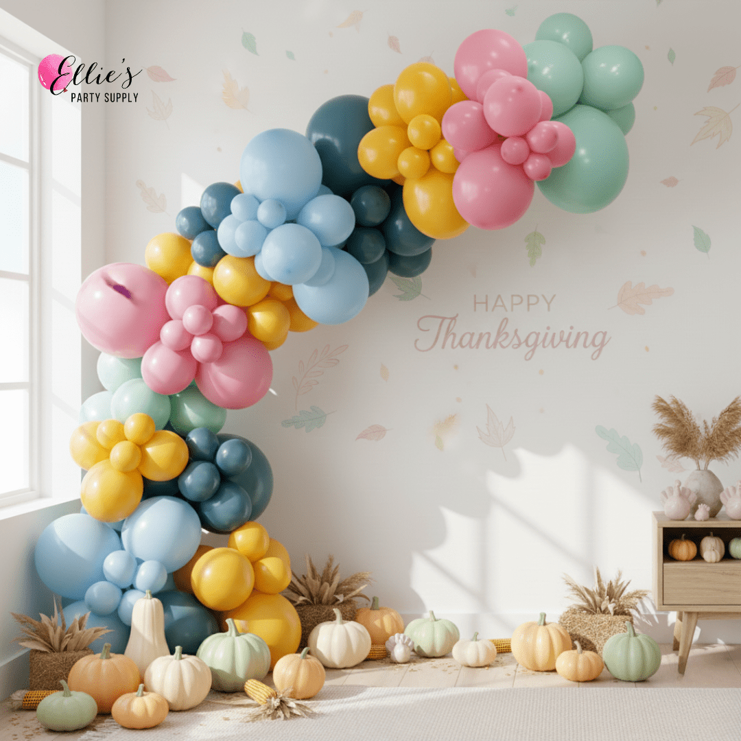 Autumn Daydream Balloon Cluster Set - Ellie's Party Supply