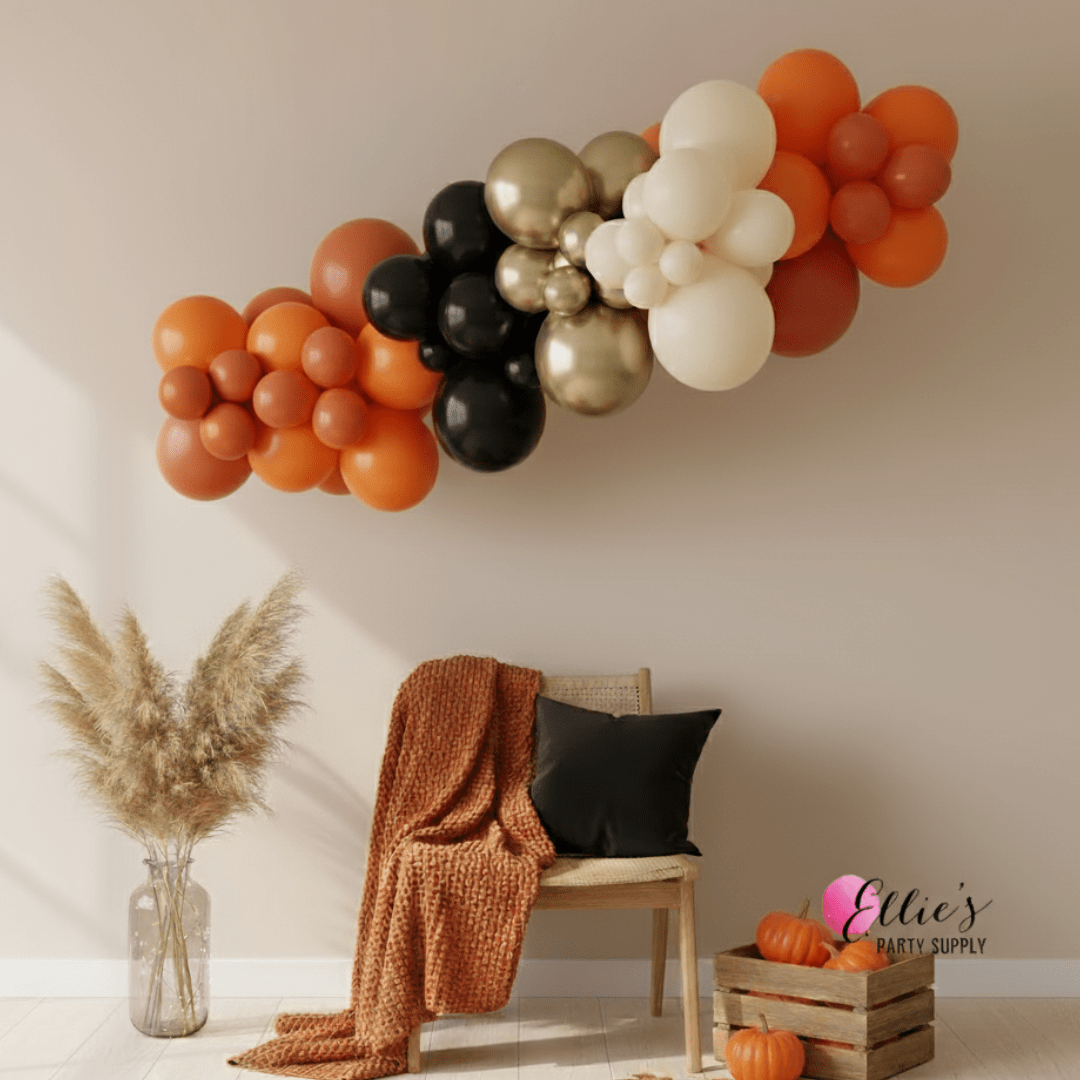 Autumn Fireside Balloon Cluster Set - Ellie's Party Supply