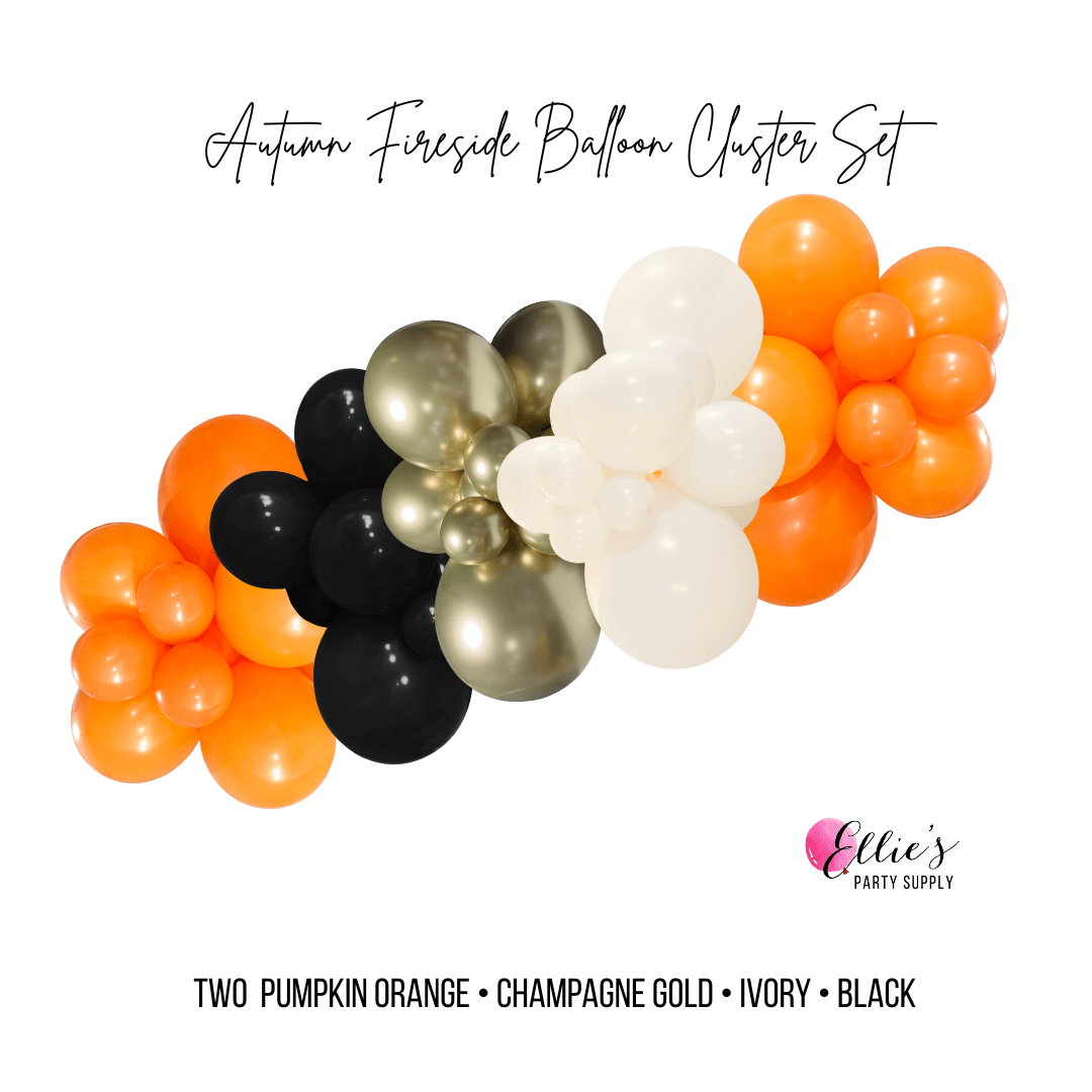 Autumn Fireside Balloon Cluster Set - Ellie's Party Supply