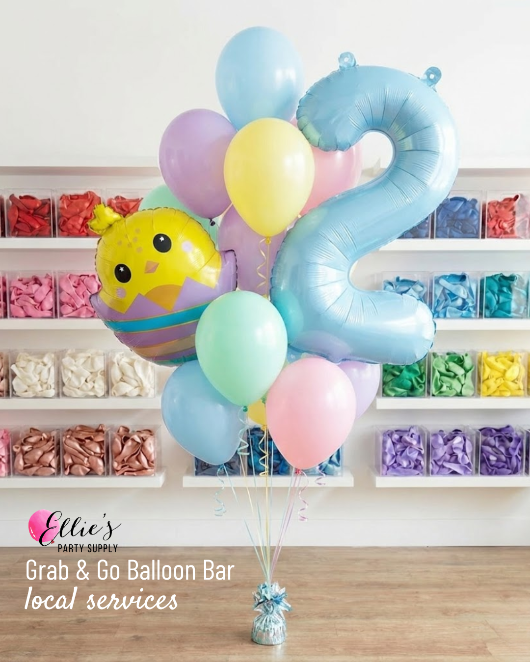 Balloon Bouquet with Mylar | Ellie's Grab And Go - Ellie's Party Supply