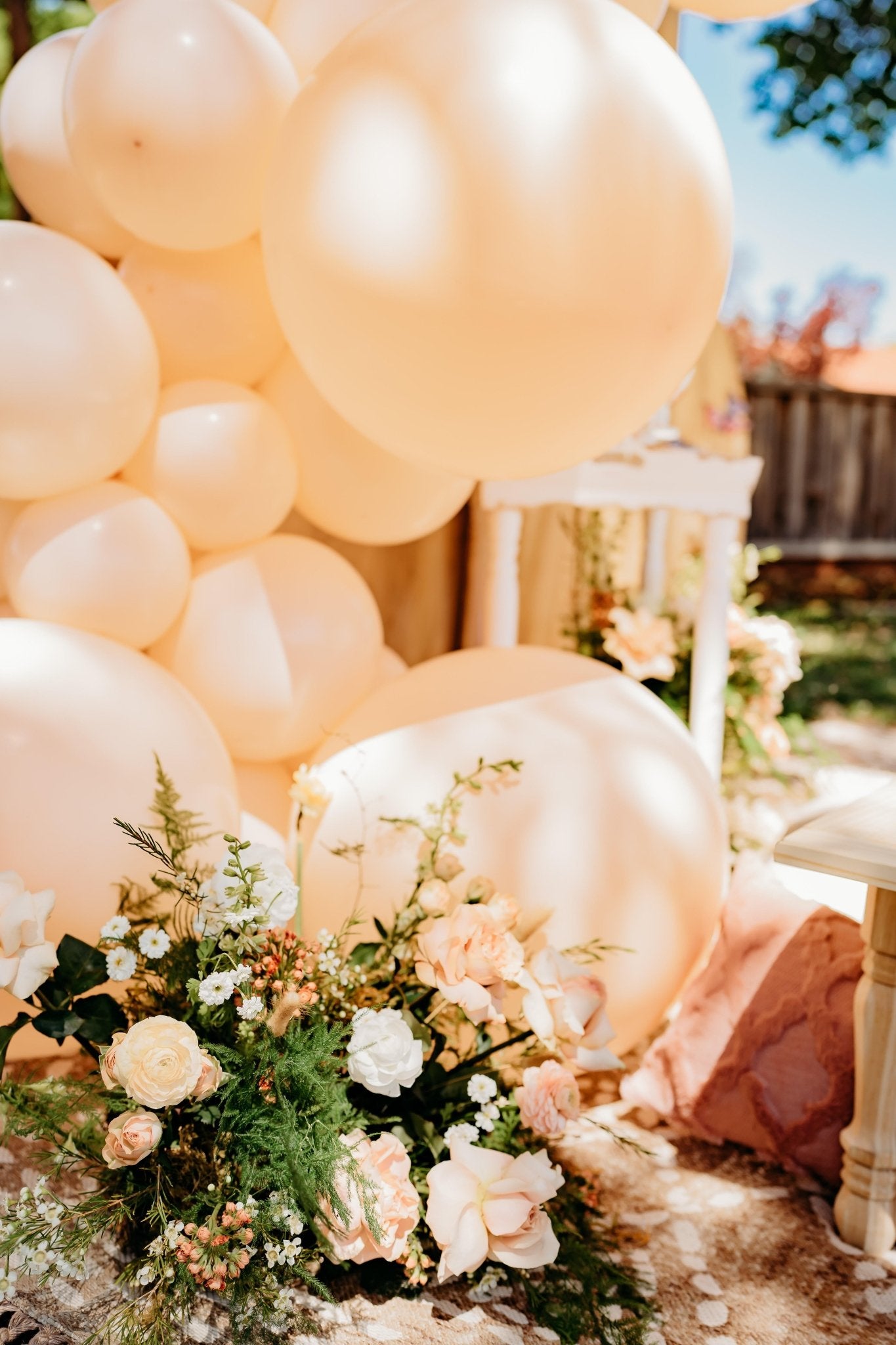 Barely Blush Balloons | Bulk Latex Balloon Bags | DIY + Pro Packs - Ellie's Party Supply