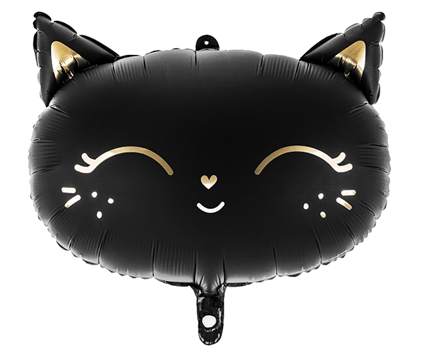 Black Cat Matte Foil Balloon – Halloween Decor | Ellie’s Party Supply - Ellie's Party Supply
