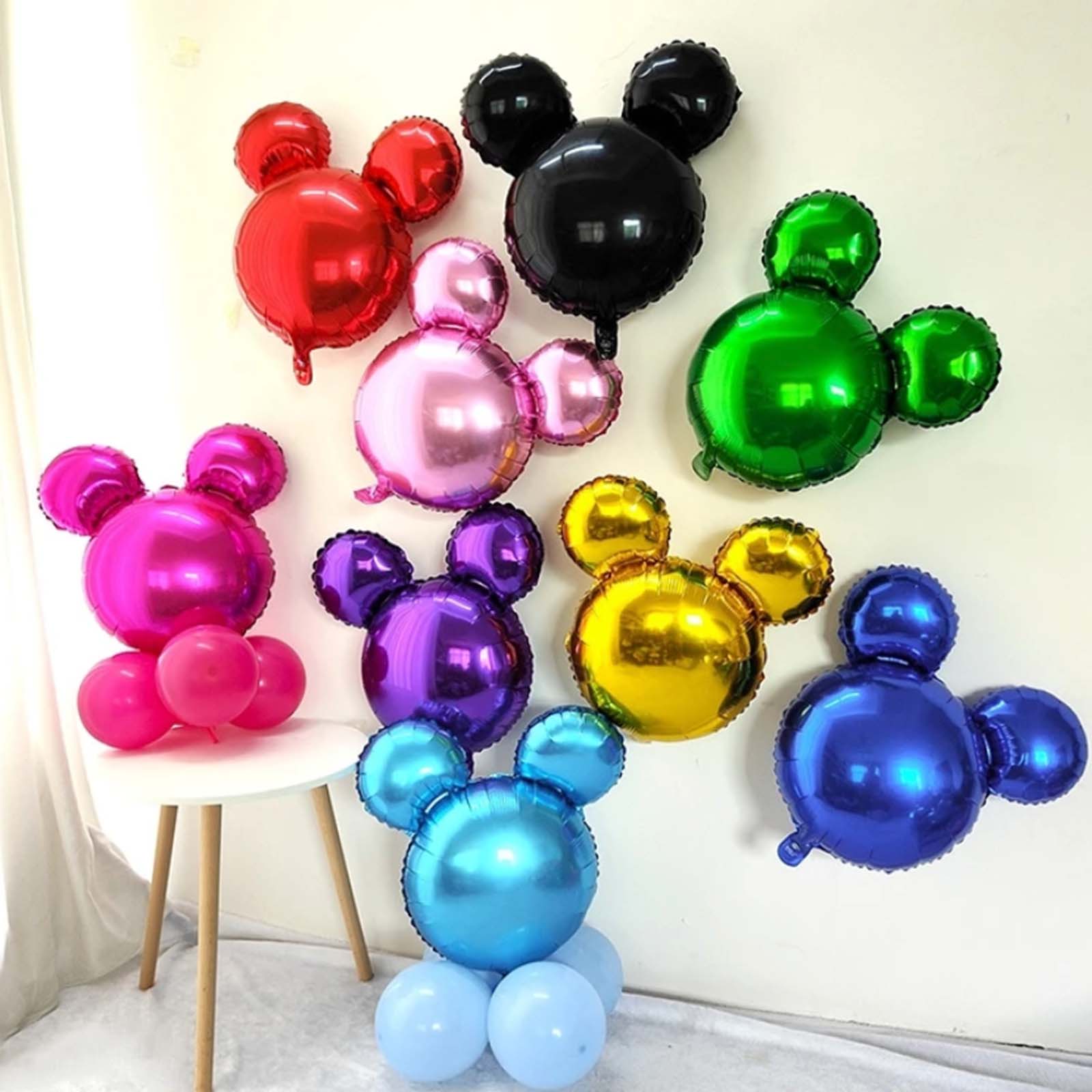 Light Pink Mouse Head Balloon – 24" Foil Head - Ellie's Party Supply