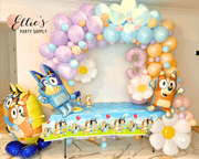 Bluey - Inspired Balloon Garland | Kids' Party Balloon Arch Kit - Ellie's Party Supply