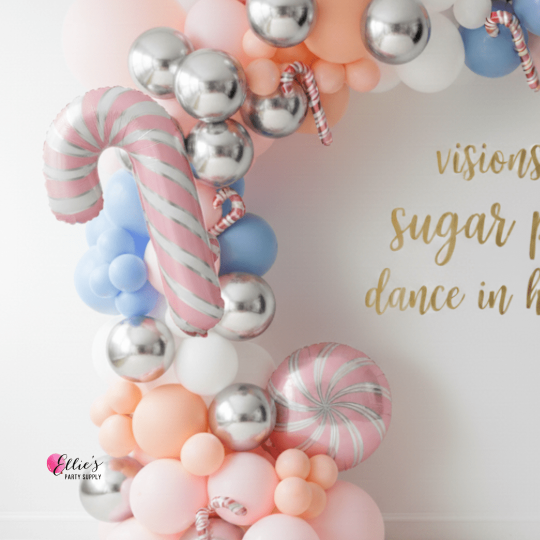 Candy Cane Cutie Balloon Garland Kit - Ellie's Party Supply