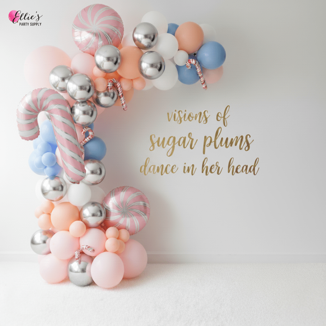 Candy Cane Cutie Balloon Garland Kit - Ellie's Party Supply