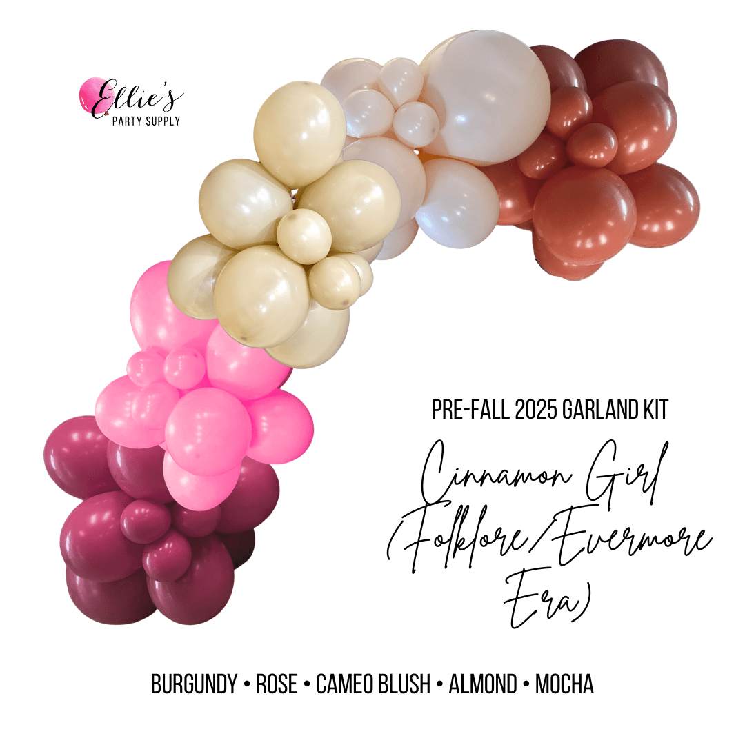 Cinnamon Girl Balloon Kit– Pre - Fall Garland Cluster - Ellie's Party Supply