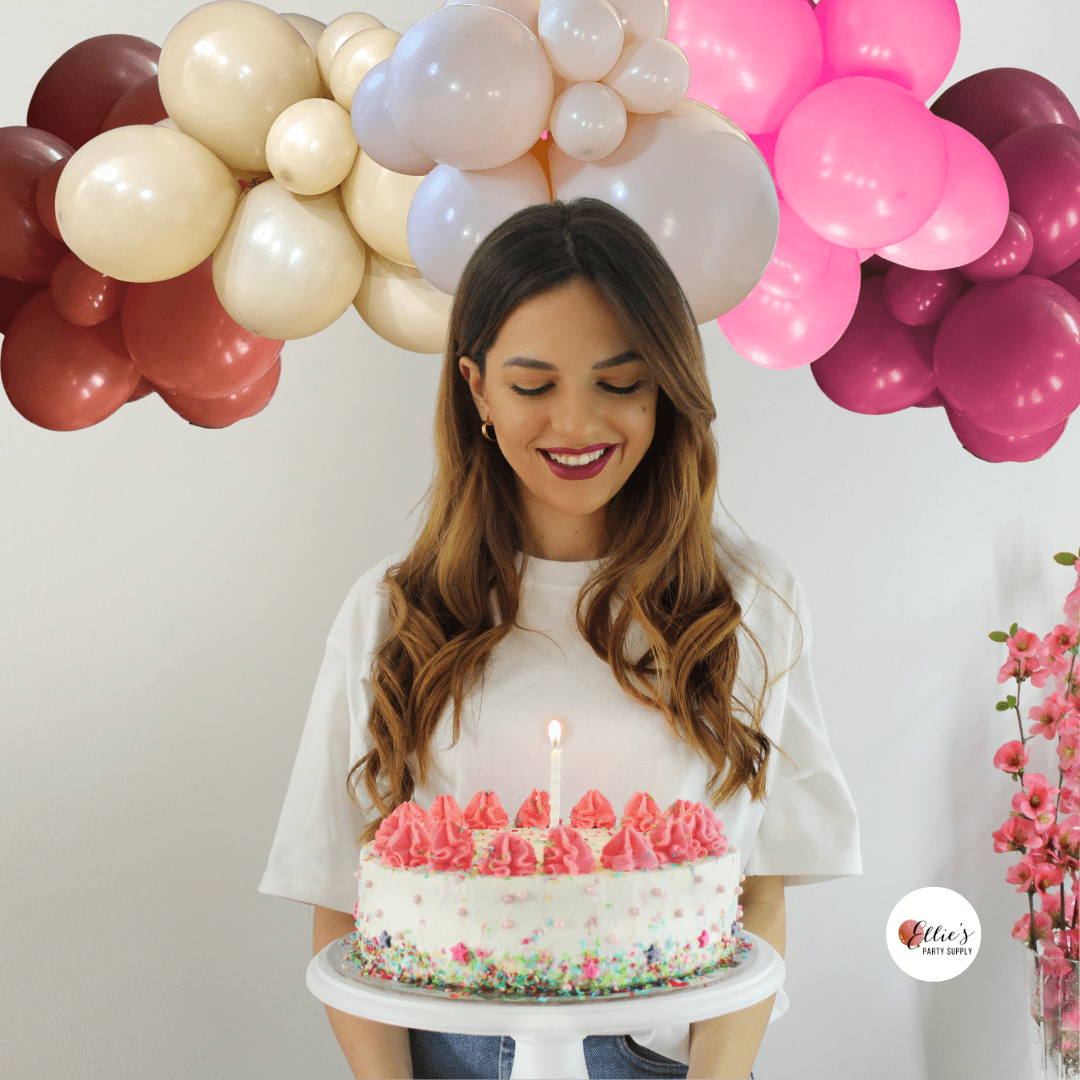 Cinnamon Girl Balloon Kit– Pre - Fall Garland Cluster - Ellie's Party Supply