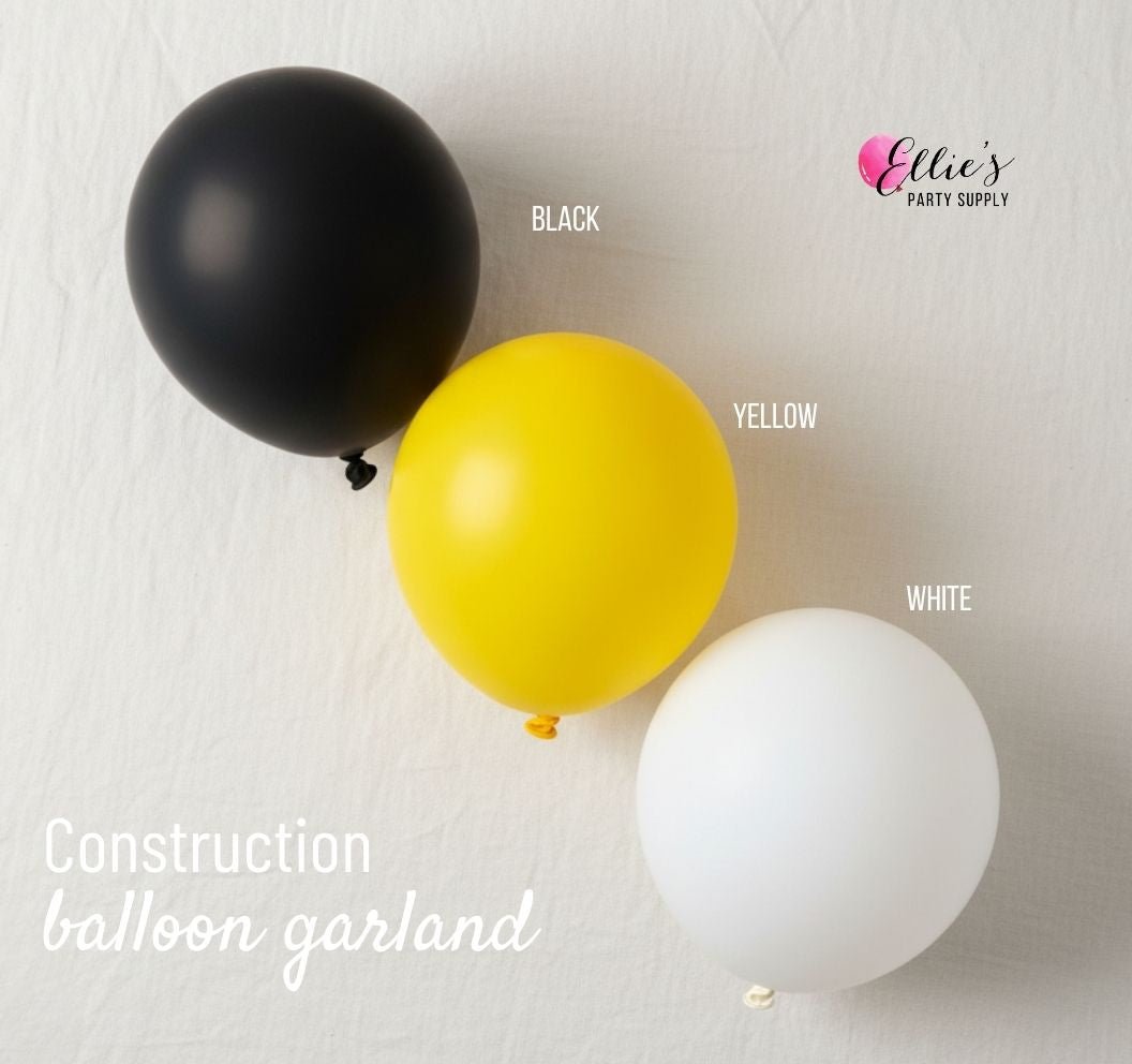 Construction Balloon Cluster - Ellie's Party Supply